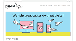 Desktop Screenshot of platypusdigital.com